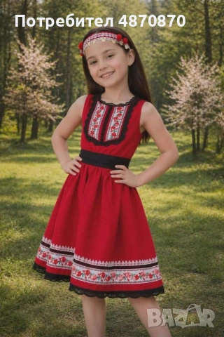 Рокли с фолклорни мотиви, снимка 17 - Рокли - 55092334