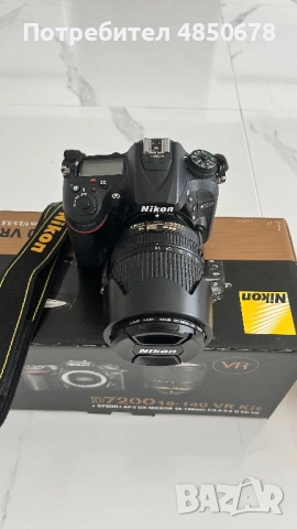 Никон Д7200, снимка 5 - Фотоапарати - 54820011
