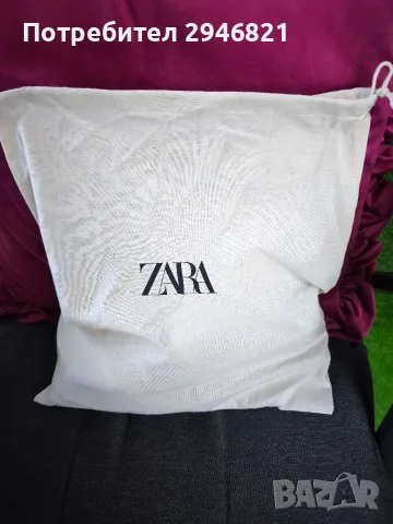 Чисто нови чехли естествен велур ZARA, снимка 3 - Чехли - 55616547