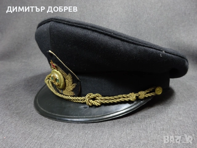 СТАРА РЕТРО СОЦ НРБ МОРСКА ФУРАЖКА , снимка 2 - Антикварни и старинни предмети - 54016186