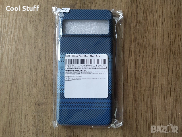 Твърд кейс - гръб за Google pixel 8 pro имитация на карбон carbon