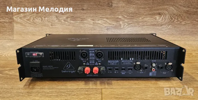 Професионално крайно стъпало Behringer KM750 – Две по 400 вата. 750 W в мостов режим Bridge Mode, снимка 10 - Ресийвъри, усилватели, смесителни пултове - 55351450