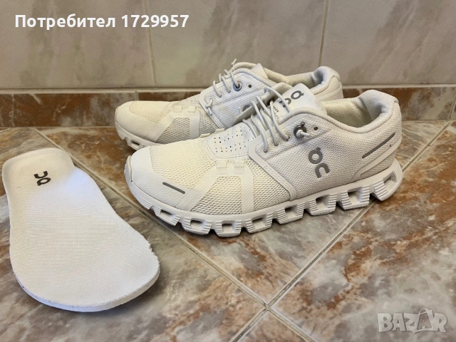 Маратонки  On Cloud 6 white/white, снимка 3 - Маратонки - 54582715