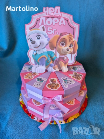 Картонена торта Блуи и Бинго, снимка 8 - Други - 53962326