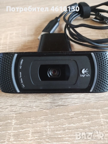 Logitech HD Pro Webcam C910 web камера, снимка 2 - Камери - 55191196