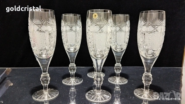 кристални чаши 