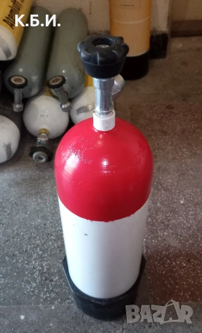 Продавам МЕНТАЛНА БУТИЛКА - 5L - 200 BAR - АТМОСФЕРИ работно налягане, снимка 4 - Въздушно оръжие - 54311832