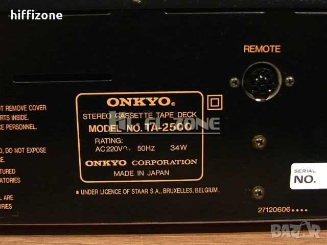 ДЕК  Onkyo ta-2500 /1 , снимка 8 - Декове - 54349576