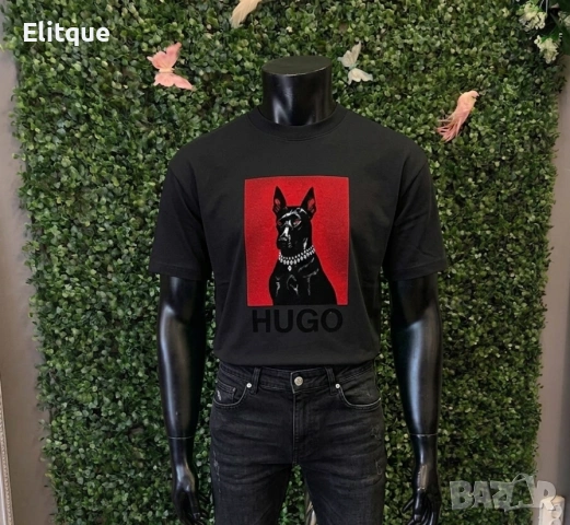 Премиум памучни тениски HUGO (Doberman) и HERMES (Horse) – Овърсайз модел