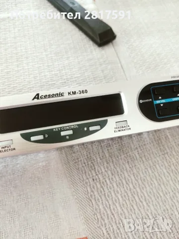 Acesonic KM-360 професионален Дигитален миксер, снимка 4 - Ресийвъри, усилватели, смесителни пултове - 55351894