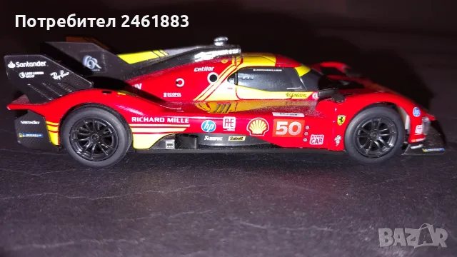 1/41 Bburago за Shell Ferrari 499, R/C с bluetooth , снимка 4 - Колекции - 55358293