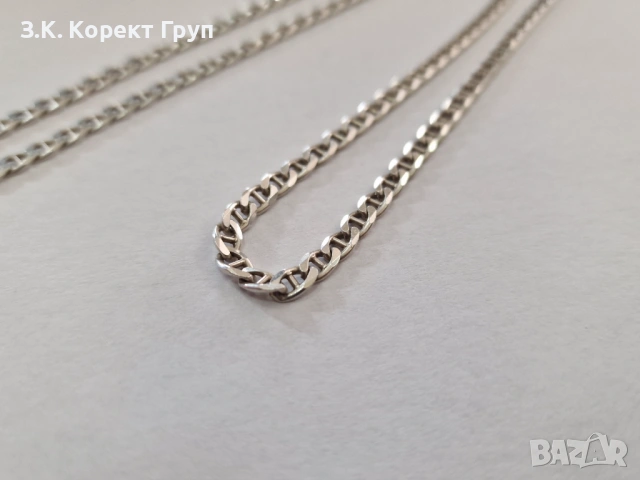 Сребърен синджир 925 / 14,17 гр., снимка 2 - Колиета, медальони, синджири - 54428540