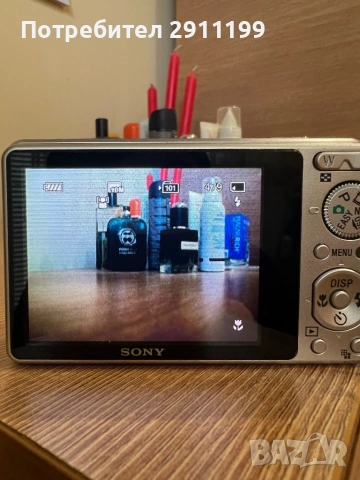 Фотоапарат Sony 10,1 Mp с подаръци, снимка 5 - Фотоапарати - 54657475