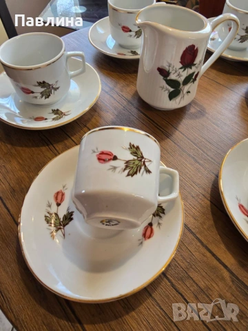 Порцеланови двойни сетове за късо кафе на "Китка"