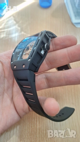 Часовник RM Skull кварц Rose Gold, снимка 4 - Мъжки - 54339690