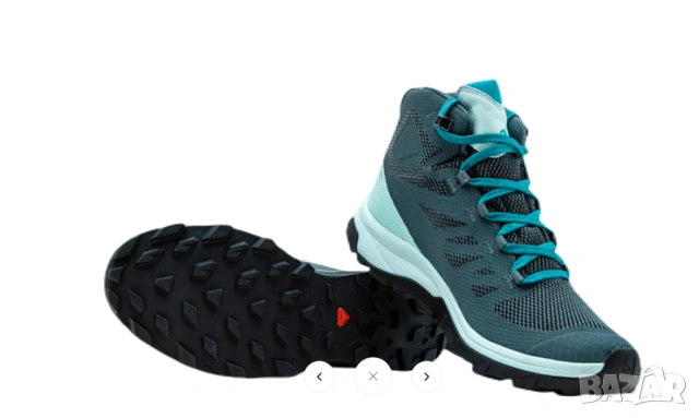 туристически обувки / маратонки  Salomon Outline Mid GTX  GORE-TEX номер 37,5-38  водоустойчиви , снимка 10 - Други - 54403006
