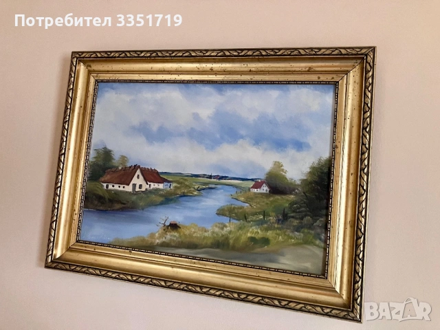 Картина масло 80/60см, снимка 2 - Картини - 54228926