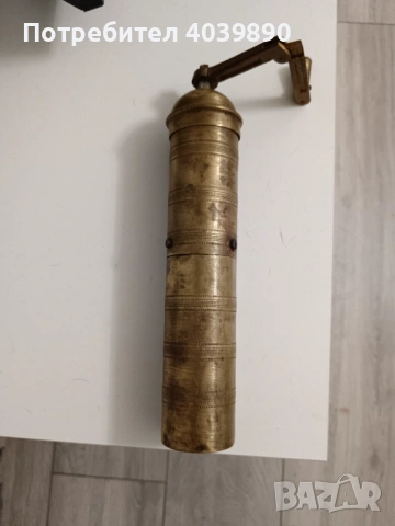 Стара месингова мелница за кафе 