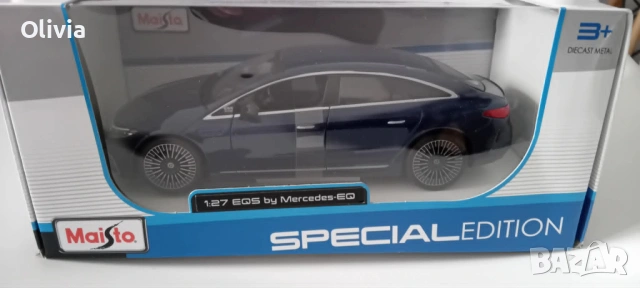 Mercedes-Benz EQS 1:27 - Maisto , снимка 3 - Колекции - 54394726