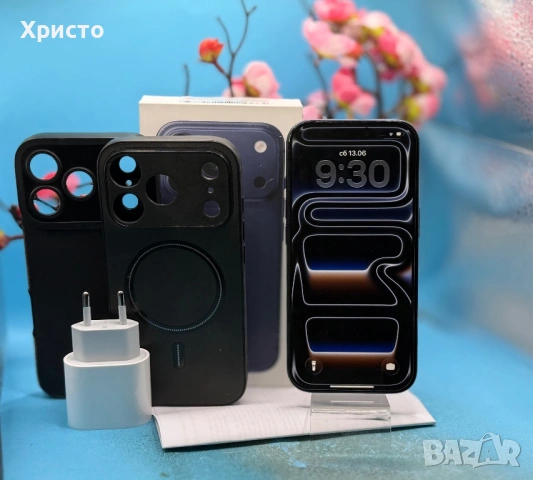 ГАРАНЦИОНЕН!!! Apple iPhone 17 Pro, 256GB, 5G, Deep Blue + аксесоари 