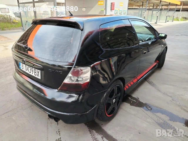 Honda Civic 1.7 TDI 100 кс 2005 гд, снимка 6 - Автомобили и джипове - 54228700