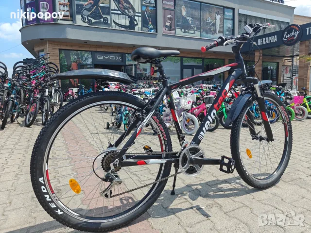 PA Алуминиев велосипед 27.5" PRO черен/червен, снимка 11 - Велосипеди - 55553505