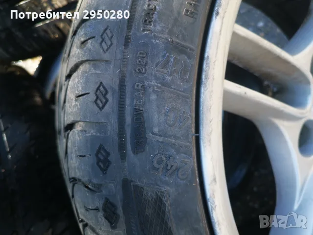 Оригинални BMW Style 66 Sport Package 17" с хубави, снимка 3 - Гуми и джанти - 55458570
