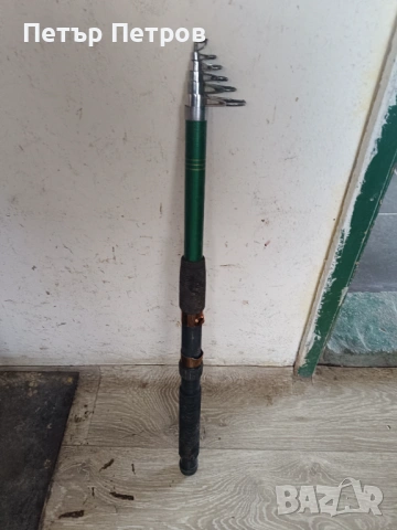 Три телескопични въдици , снимка 2 - Такъми - 54008609