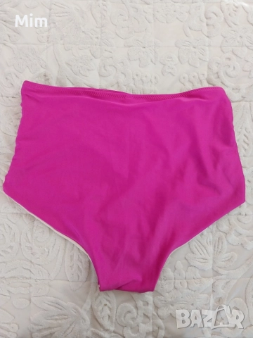 3XL Монокина в цикламово с висока талия , снимка 2 - Бански костюми - 55042723