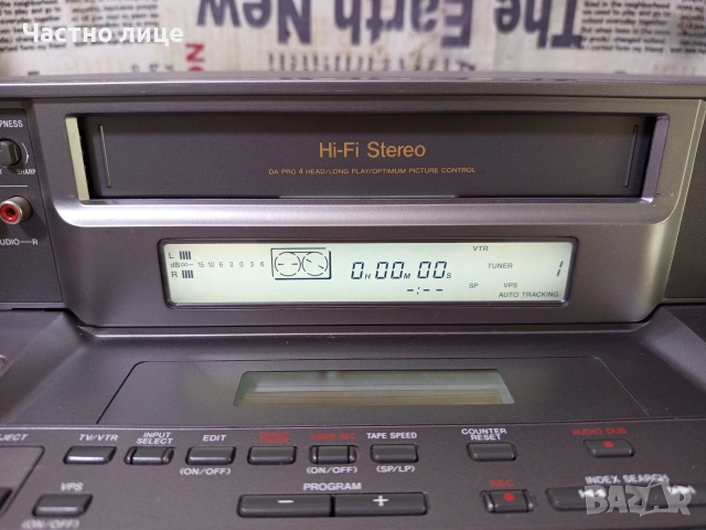 Видео "SONY" SLV-E9 (4-Head).Hi-Fi Stereo, снимка 7 - Плейъри, домашно кино, прожектори - 54610763