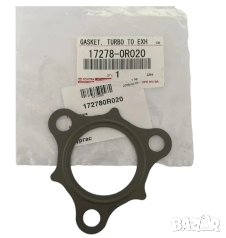 Гарнитура турбо 172780R020 17278-0R020 Toyota