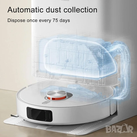 Робот прахосмукачка Xiaomi Robot Vacuum X20 Pro 7000Pa с All-in-One станция - НОВА, снимка 5 - Прахосмукачки - 54919414