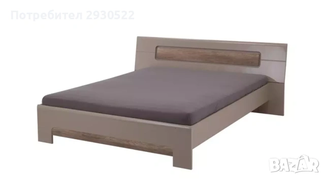 Легло Тициано TZML160-T17 с матрак 160x200 см. Размери на леглото: 200/210/Н83