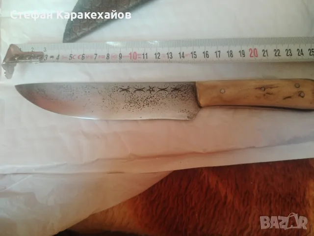 Стар Габровски ловен нож , снимка 2 - Ножове - 55544052