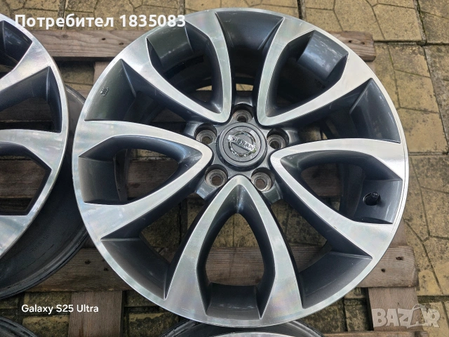 Лети джанти 17ки 5х114.3 Nissan, снимка 7 - Гуми и джанти - 55266956