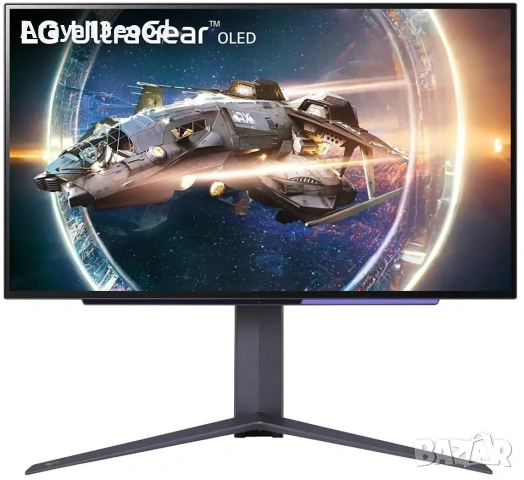 Монитор LG UltraGear OLED 27GR95QE-B 27" QHD 240Hz Gaming Monitor, 2560x1440, снимка 2 - Монитори - 55217316