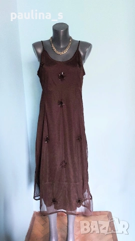 Два броя / XL / 3XL - Рокля с презрамки / Тюлена рокля "Amanda"top fashion и "Fransa" , снимка 10 - Рокли - 36702910