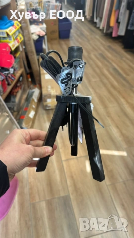 Тринога дървена лампа, три налични размера НА ЕДРО / ЛИКВИДАЦИЯ