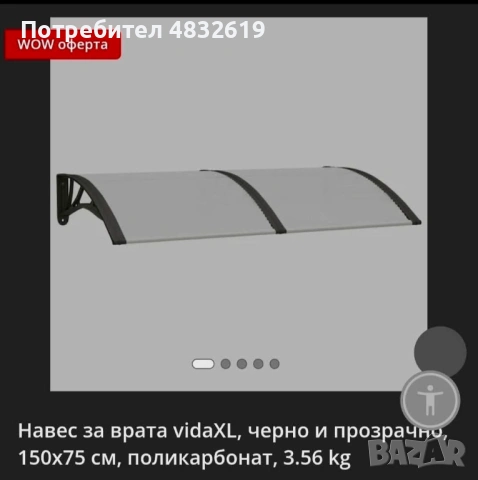 Навес за врата