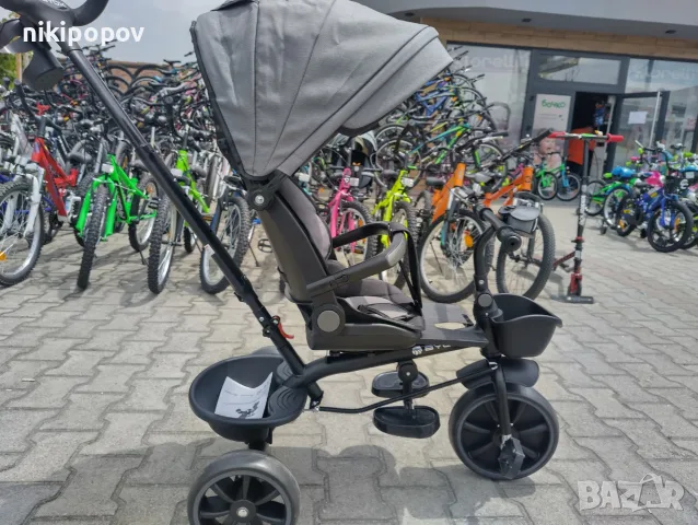 BYOX Детска триколка SUMMER сив, снимка 6 - Детски велосипеди, триколки и коли - 55440424