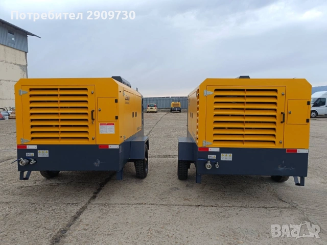 Продавам давам под наем мобилен винтов компресор, снимка 5 - Други машини и части - 54053950