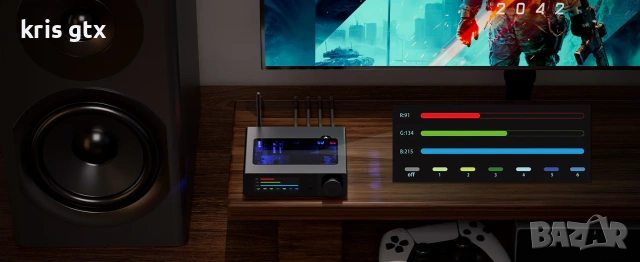 Hi Fi  комбо Ampapa Q1 DAC + Ampapa D1 TPA3255  ESS9039 AK4493  PFFB  Bluetooth 5.2, снимка 10 - Ресийвъри, усилватели, смесителни пултове - 55119113