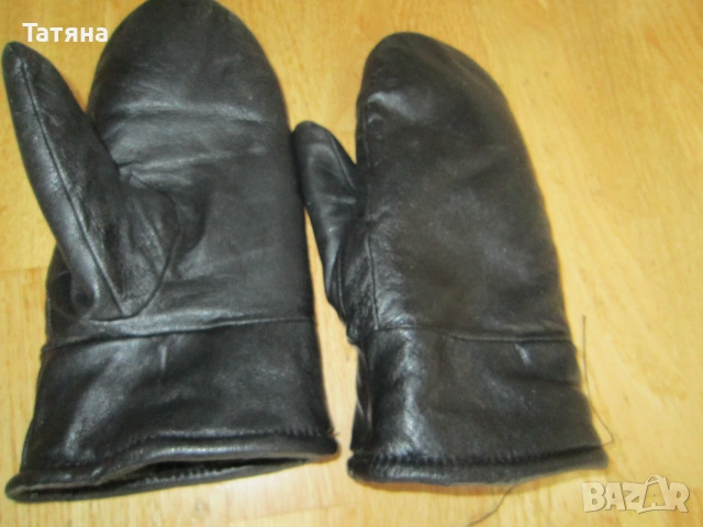 РЪКАВИЦИ  КОЖЕНИ, снимка 3 - Шапки - 12556730