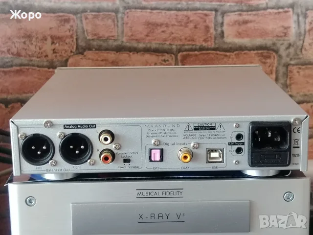 ⏯️ Клип. Parasound ZDAC V2 24/192 AD1853 , снимка 8 - Ресийвъри, усилватели, смесителни пултове - 55394766