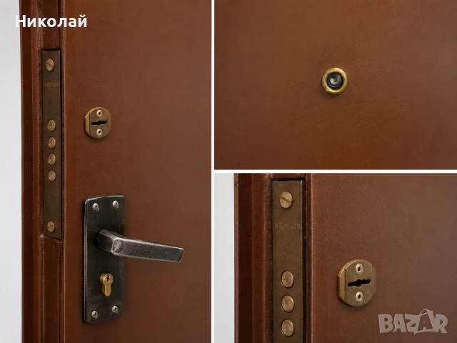 Метална входна врата, снимка 3 - Входни врати - 54639341