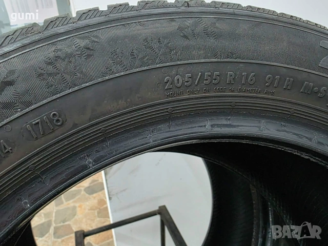 2бр зимни гуми 205/55/16 SEMPERIT L05264 , снимка 4 - Гуми и джанти - 53956455
