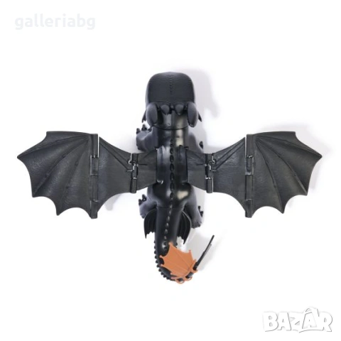 Интерактивен дракон Беззъб Toothless с 60+ звука и реакции – How to Train Your Dragon, снимка 5 - Електрически играчки - 54944836