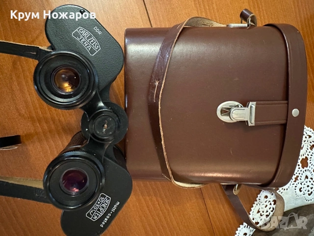 Бинокъл, Jenoptem, Carl Zeiss Jena, DDR, 10x59W, в калъф, снимка 10 - Други ценни предмети - 54220783