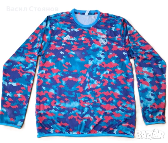 Реал Мадрид / Real Madrid 2021-22 adidas Pre-match Warm-up Training Top - размер 2XL