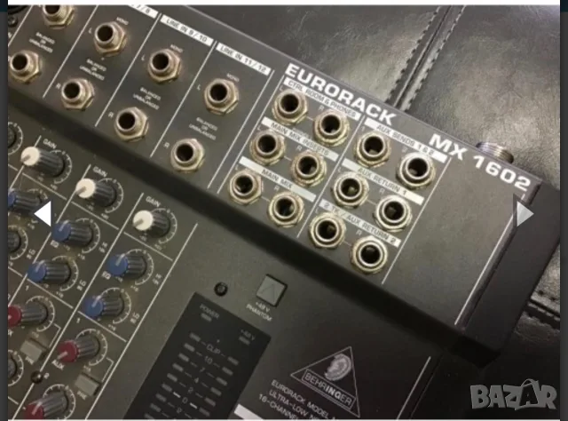 Продава миксер Behringer Eurorack MX 1602, снимка 4 - Други - 55469508